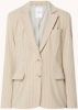 Penn & Ink Blazer met klepzakken en streepprint online kopen