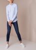 Ralph Lauren Heidi Oxford blouse van jersey met gestreept dessin online kopen