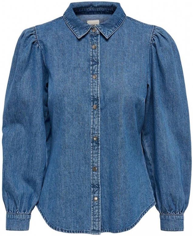 Only Denim blouses Blauw Dames online kopen