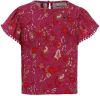 Looxs Revolution Viscose blouse fuchsia floral voor meisjes in de kleur online kopen