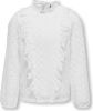 Only ! Meisjes Shirt Lange Mouw -- Off White Polyester/polyamide online kopen