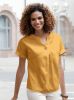 Comfortabele blouse in oker van heine online kopen