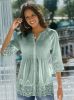 Kanten blouse in mint van heine online kopen