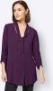 Longline blouse in druif van heine online kopen