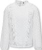 Only ! Meisjes Shirt Lange Mouw -- Off White Polyester/polyamide online kopen