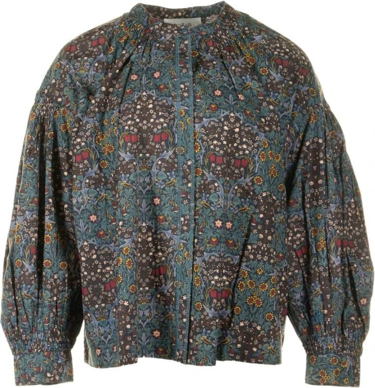 BA&SH Baamph ulysse blouse multolour 1H22ulys , Blauw, Dames online kopen