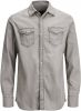 Jack en Jones:JACKenJONES Essentials Jjesheridan Shirt L/S Noos Medium Blue Denim/Slim | Freewear Jeans online kopen