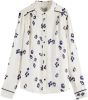 Scotch & Soda Slim fit blouse met bloemenprint online kopen