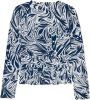 BA&SH Bedrukte blouse met V hals, lange mouwen CAE online kopen