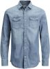 Jack en Jones:JACKenJONES Essentials Jjesheridan Shirt L/S Noos Medium Blue Denim/Slim | Freewear Jeans online kopen