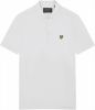 Lyle and Scott Sp400vog lyle en scott plain polo shirt, 626 white online kopen