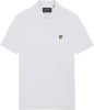 Lyle and Scott Sp400vog lyle en scott plain polo shirt, 626 white online kopen