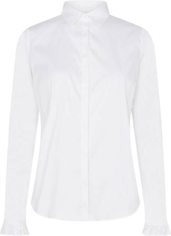 MOS MOSH Mattie Flip blouse met volants en stretch online kopen