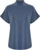 My Essential Wardrobe Mwelle Collar Blouse Bluser 10703721 , Blauw, Dames online kopen