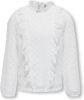 Only ! Meisjes Shirt Lange Mouw -- Off White Polyester/polyamide online kopen