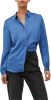 VILA blouse VIELLETTE van gerecycled polyester blauw online kopen