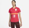 Nike Nederland Academy Pro voetbaltop met Dri FIT en korte mouwen voor dames Rood online kopen