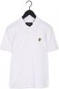 Lyle and Scott Sp400vog lyle en scott plain polo shirt, 626 white online kopen