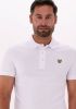 Lyle and Scott Sp400vog lyle en scott plain polo shirt, 626 white online kopen