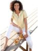 Comfortabele blouse in geel gestreept van heine online kopen