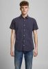 JACK & JONES ORIGINALS regular fit overhemd Abel met all over print donkerblauw online kopen