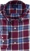 Gant blouse bordeaux blauw geruit Regular Fit online kopen