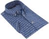 Vanguard Donkerblauwe Casual Overhemd Short Sleeve Shirt Fine Jersey With Print online kopen