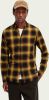 Scotch & Soda Slim fit lichtgewicht overhemd met geruit en visgraatmotief online kopen