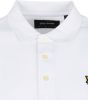 Lyle and Scott Sp400vog lyle en scott plain polo shirt, 626 white online kopen