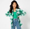 America Today Junior geruite blouse Blake Jr wit/groen online kopen