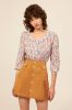 Antik batik Bedrukte blouse met ronde hals en lange mouwen Tanissa online kopen