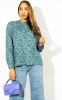 BA&SH Bedrukte blouse met ronde hals, lange mouwen XALA online kopen