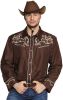 Feestbazaar Cowboy blouse Country bruin online kopen