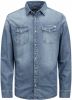 Jack en Jones:JACKenJONES Essentials Jjesheridan Shirt L/S Noos Medium Blue Denim/Slim | Freewear Jeans online kopen