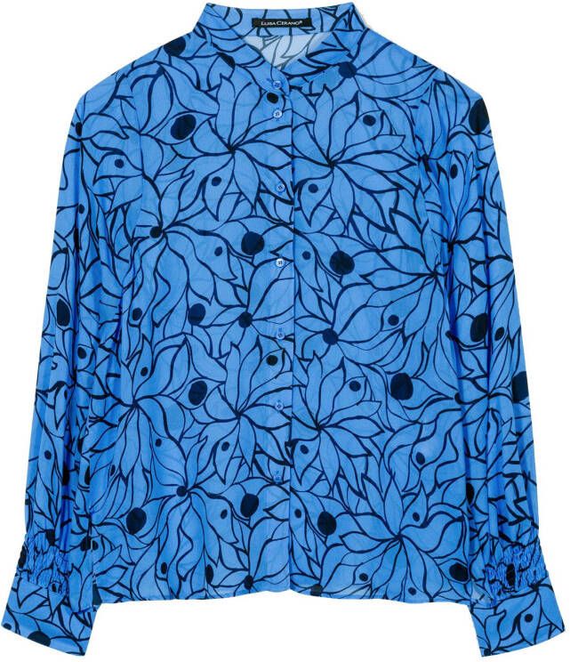 LUISA CERANO Longsleeve shirts Blauw Dames online kopen