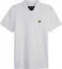 Lyle and Scott Sp400vog lyle en scott plain polo shirt, 626 white online kopen