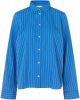 Modström gestreepte blouse Percy blauw/wit online kopen