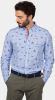 New Zealand Auckland slim fit overhemd met all over print light blue online kopen