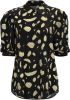 OBJECT blouse OBJMESA met all over print zwart/geel online kopen
