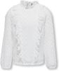 Only ! Meisjes Shirt Lange Mouw -- Off White Polyester/polyamide online kopen