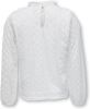 Only ! Meisjes Shirt Lange Mouw -- Off White Polyester/polyamide online kopen