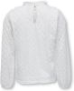 Only ! Meisjes Shirt Lange Mouw -- Off White Polyester/polyamide online kopen