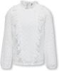 Only ! Meisjes Shirt Lange Mouw -- Off White Polyester/polyamide online kopen