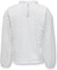 Only ! Meisjes Shirt Lange Mouw -- Off White Polyester/polyamide online kopen