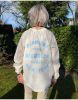 MSCH Copenhagen T shirt Alva van biologisch katoen paars/wit online kopen