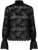 PIECES blouse PCEMILY met kant zwart online kopen