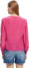 Scotch & Soda Roze Blouse Ruched Waist Blouse With Extended Shoulder online kopen
