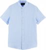 Scotch and Soda T shirts REGULAR FIT Classic short sleeve shirt Blauw online kopen