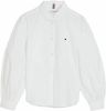 Tommy Hilfiger Blouse van katoen met logoborduring online kopen