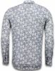 Overhemd Lange Mouw Tony Backer Italiaanse Overhemden Slim Fit Drawn Flower Pattern - online kopen